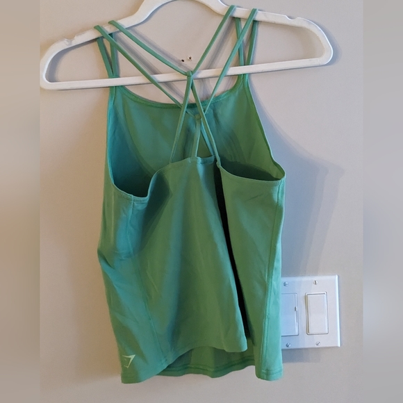 Green cross back gymshark workout tank - Picture 4 of 4